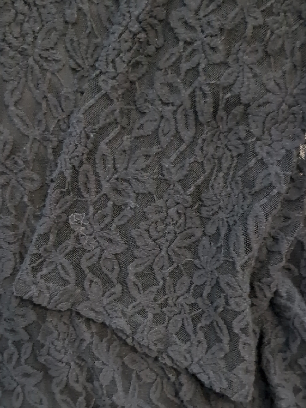 Torrid Black Floral Lace V-Neck Dress - Picture 3 of 5